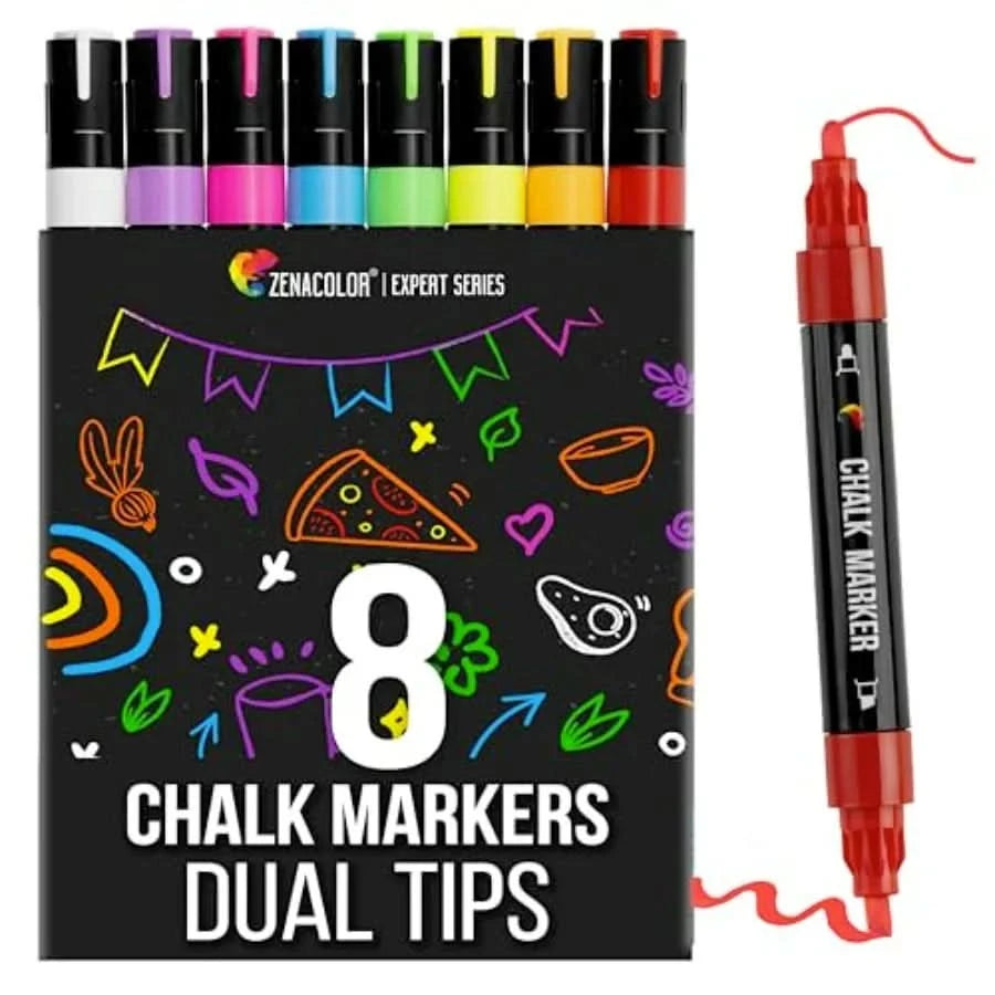 8-Pack Liquid Chalk Markers