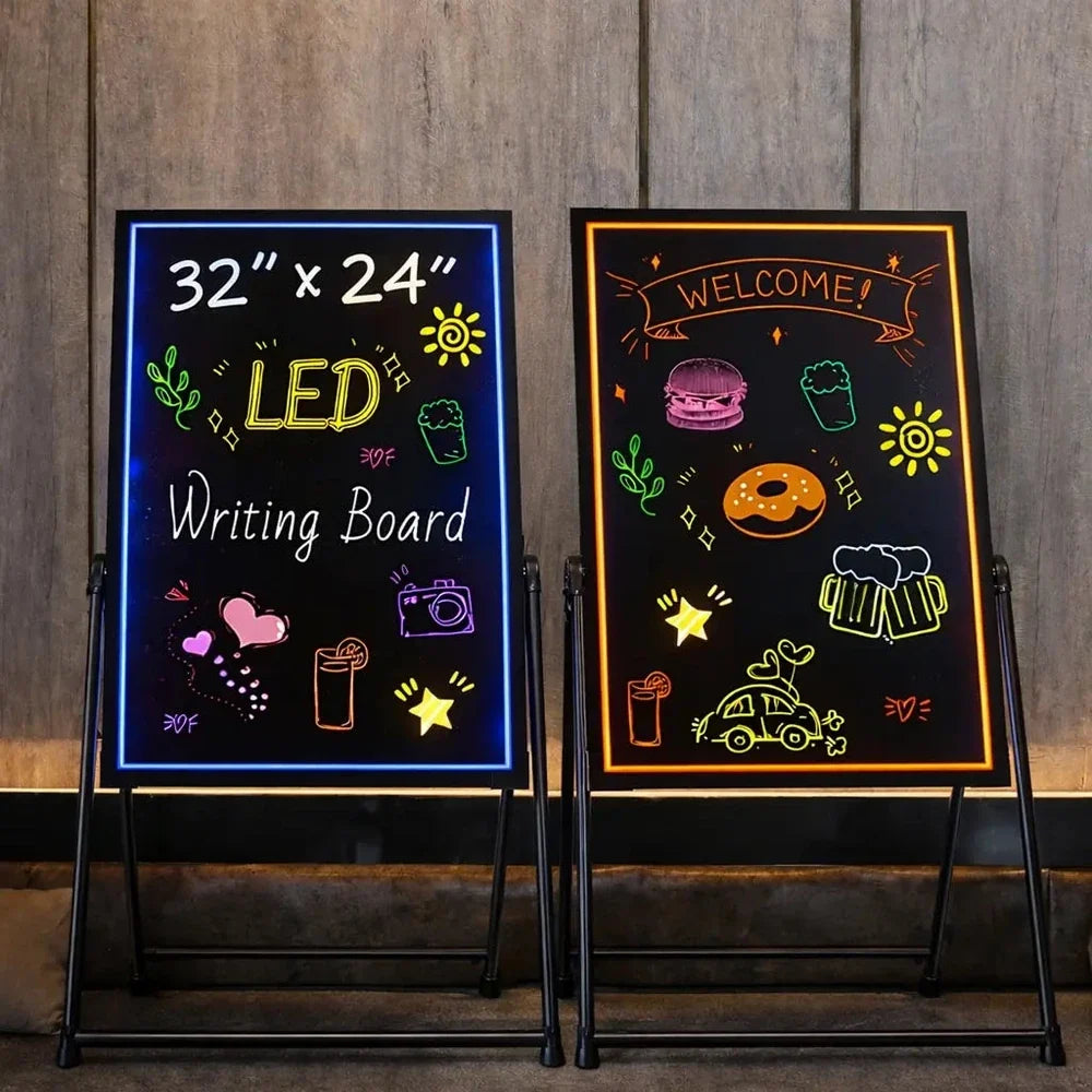LED Menu Writing Board (Wipe-Clean, Reusable)