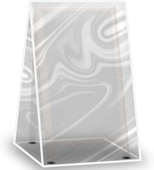 Outdoor a Frame Chalkboard Sign Cover 40 X 27 X 22 Inch Transparent Sandwich Board Waterproof Cover Indoor Outdoor for Business Large Standing Double Sided Chalkboard (Cover Only)