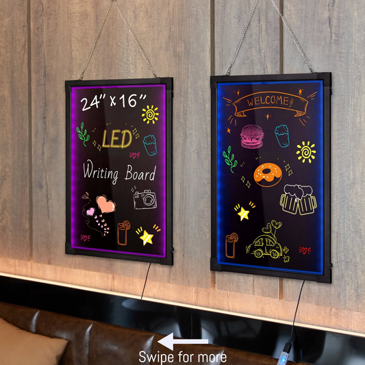 LED Drawing/Writing Board - Perfect For Restaurants, Cafes & Bars